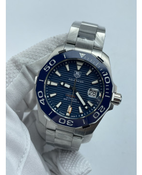 (준비완료/특급배송)NO.3577/신공장 태그호이어 칼리버5 아쿠아레이서 300M 블루 41MM